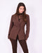 strass snatch blazer brown
