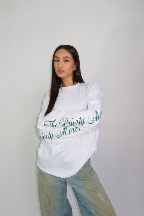Priority Movement longsleeve white