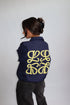 Priority monogram windjacket navy