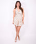 polkadot halter dress