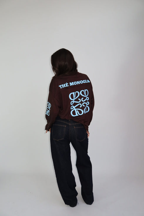 priority monogram longsleeve choco