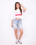 ripped stretch jort vintage blue 3.0