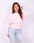 Redefined snatch sweater pink