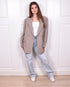 Oversized blazer taupe