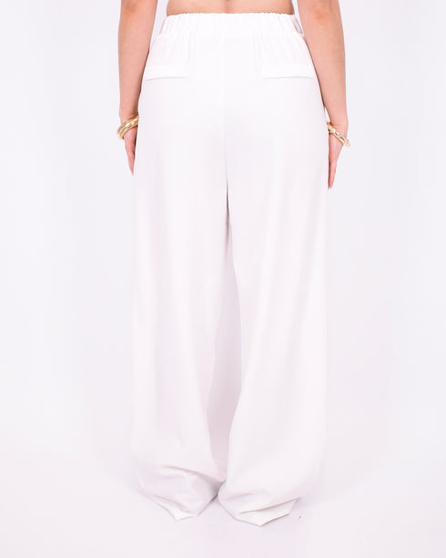 Tall stretch pantalon white
