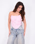 Kylie corset top pink
