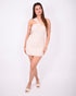 Linnen dress beige