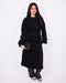 wool trenchcoat black