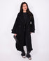 wool trenchcoat black