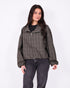 checkered windjacket green