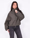 checkered windjacket green