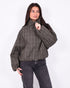 checkered windjacket green