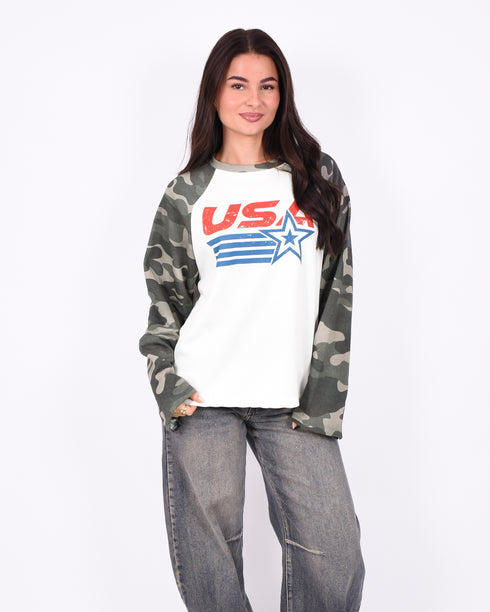 usa camo sleeve longsleeve