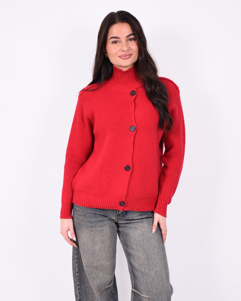 amy knit red