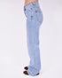 mid waist tall stretch jeans blue