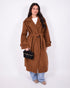 wool trenchcoat camel