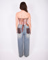 Muse corset top brown