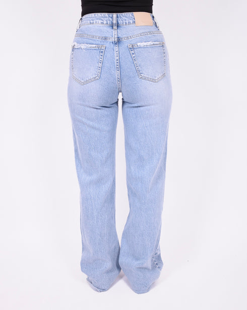 Tall Wide leg stretch jeans blue