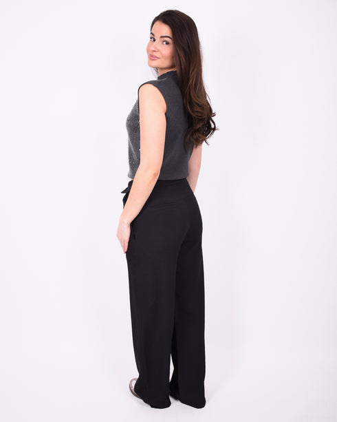 foldover pantalon black