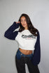 Priority focus Cropped longsleeve navy pre-order 29/8