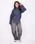 checkered bomber navy
