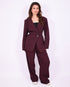 Yasmin blazer Bordeaux