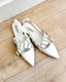 Slingbacks white