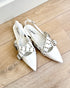 Slingbacks white