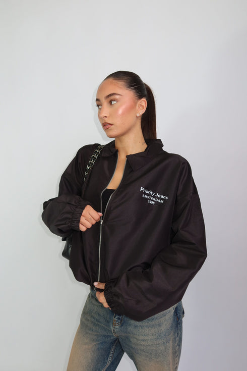 priority jeans windjacket black