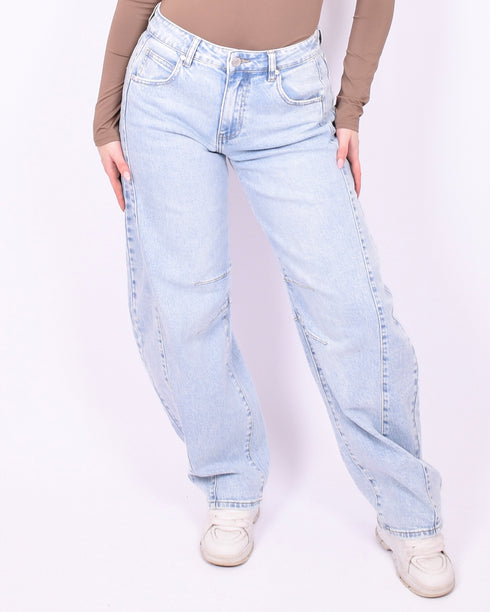 Barrel lined stretch jeans blue