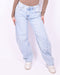 Barrel lined stretch jeans blue