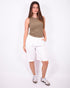 pantalon jort white
