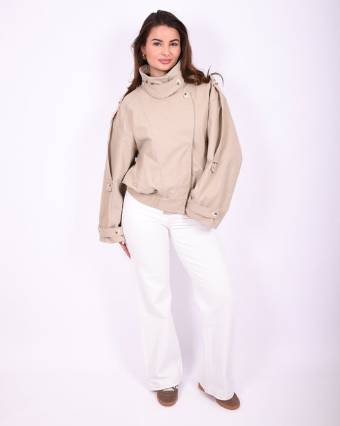 City trenchcoat taupe