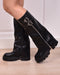 High Gabby biker boots black