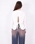 bow longsleeve white