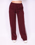 jacky striped pants bordeaux