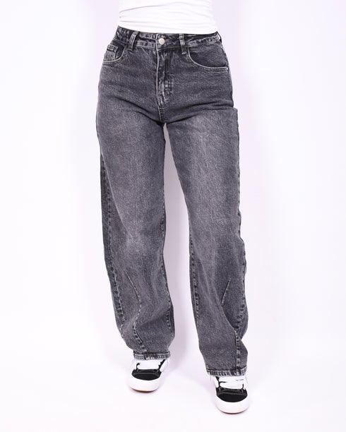 Balloon stretch jeans dark grey
