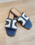 Lily slides denim