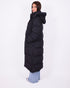 maxi puffer coat black