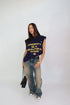 priority sleeveless tee navy
