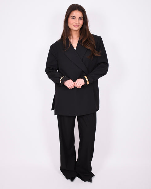 Tall stretch pantalon black