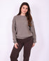Redefined knit sweater taupe