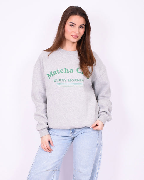 Matcha sweater grey