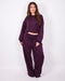 lounge set burgundy