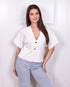 Semmy knit top white