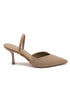 suede kitten heels taupe