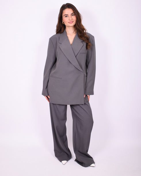 tall stretch pantalon grey
