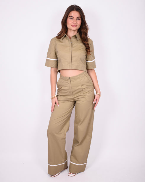 Alexis two piece green