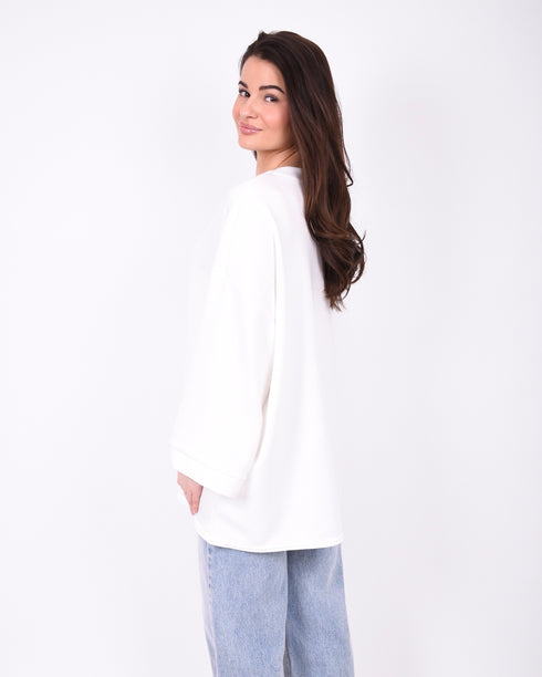 basic oversized t-shirt white
