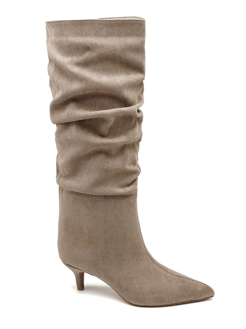 Slouchy boots khaki
